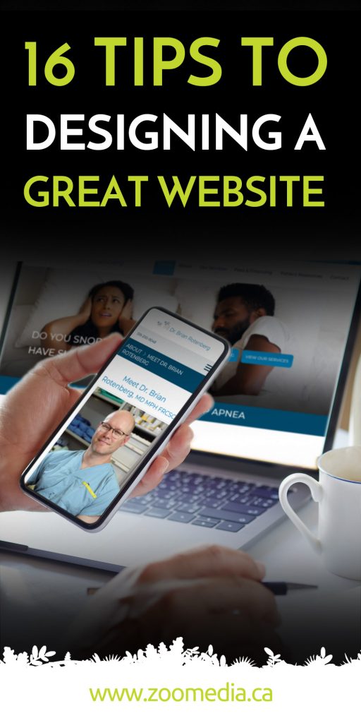 website design: tips to designing a great website